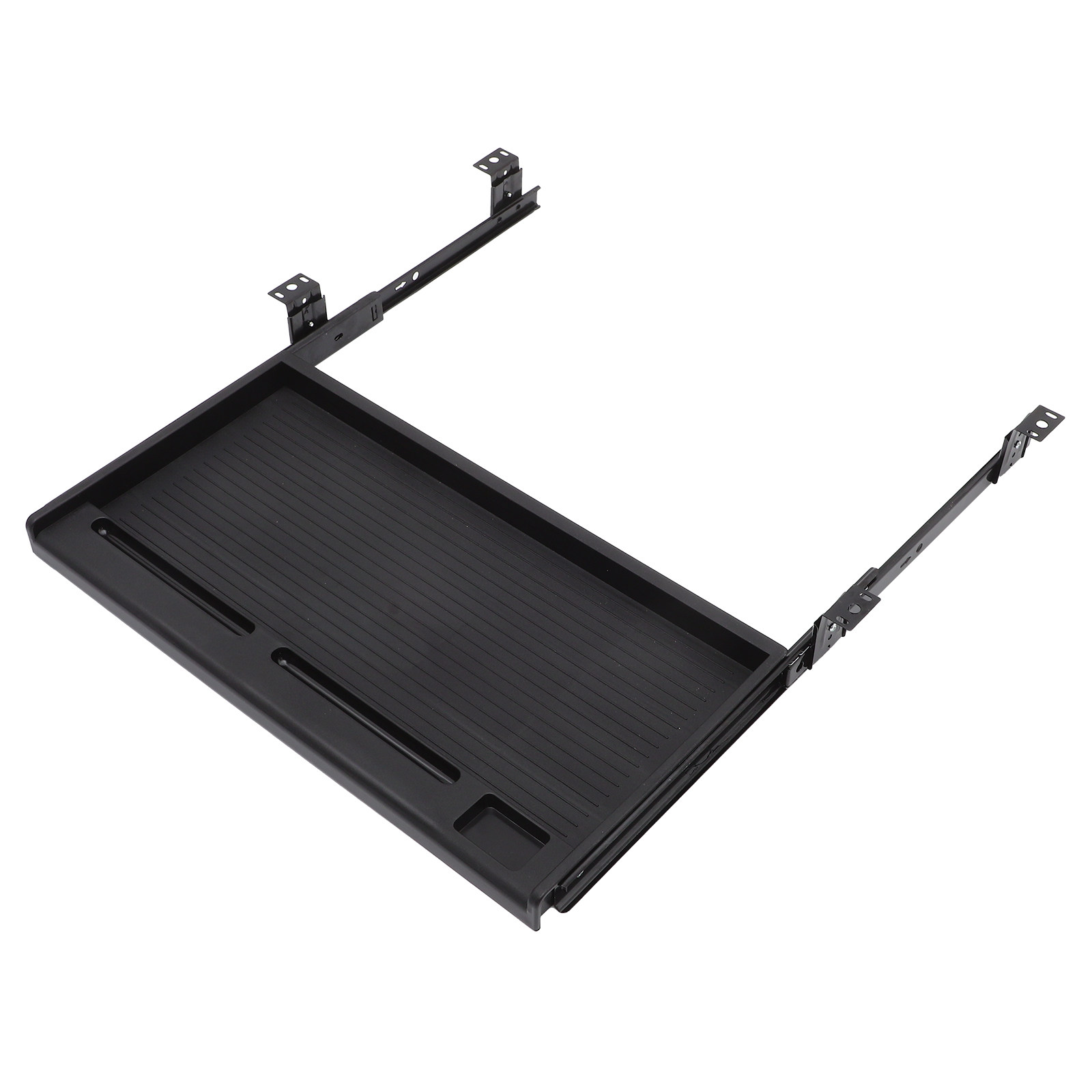 Desk Setup With Keyboard Tray - 1Set Under Desk Sliding Keyboard Tray
