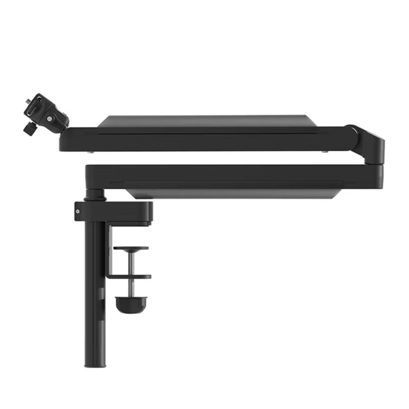Desk Setup With Mic - PHILE-ZJ05 Adjustable Microphone Boom With 360°