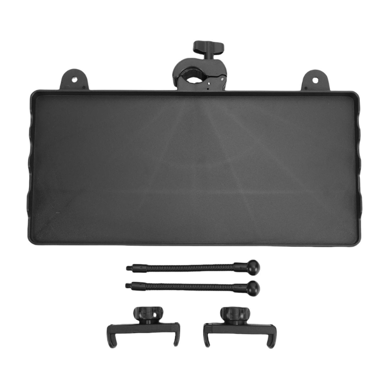 Desk Setup With Mic - Phone Livestreaming Equipment Tray for Desk