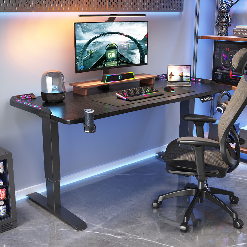 Desk Setup Home Office - Height Adjustable Desk Motion Electric Sit