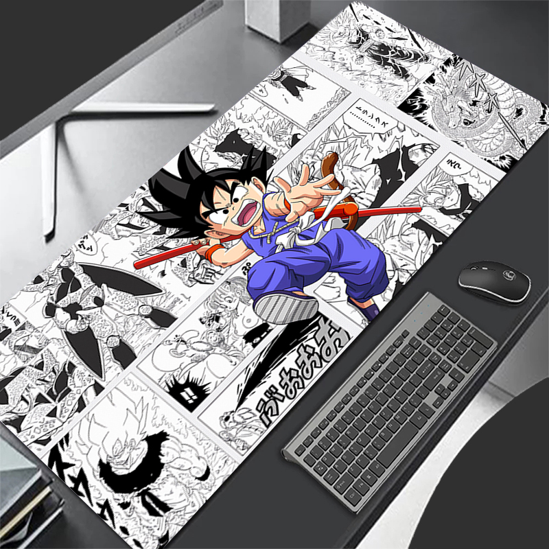 Desk Setup Computer - Mousepad Computer New Goku Mouse Pads