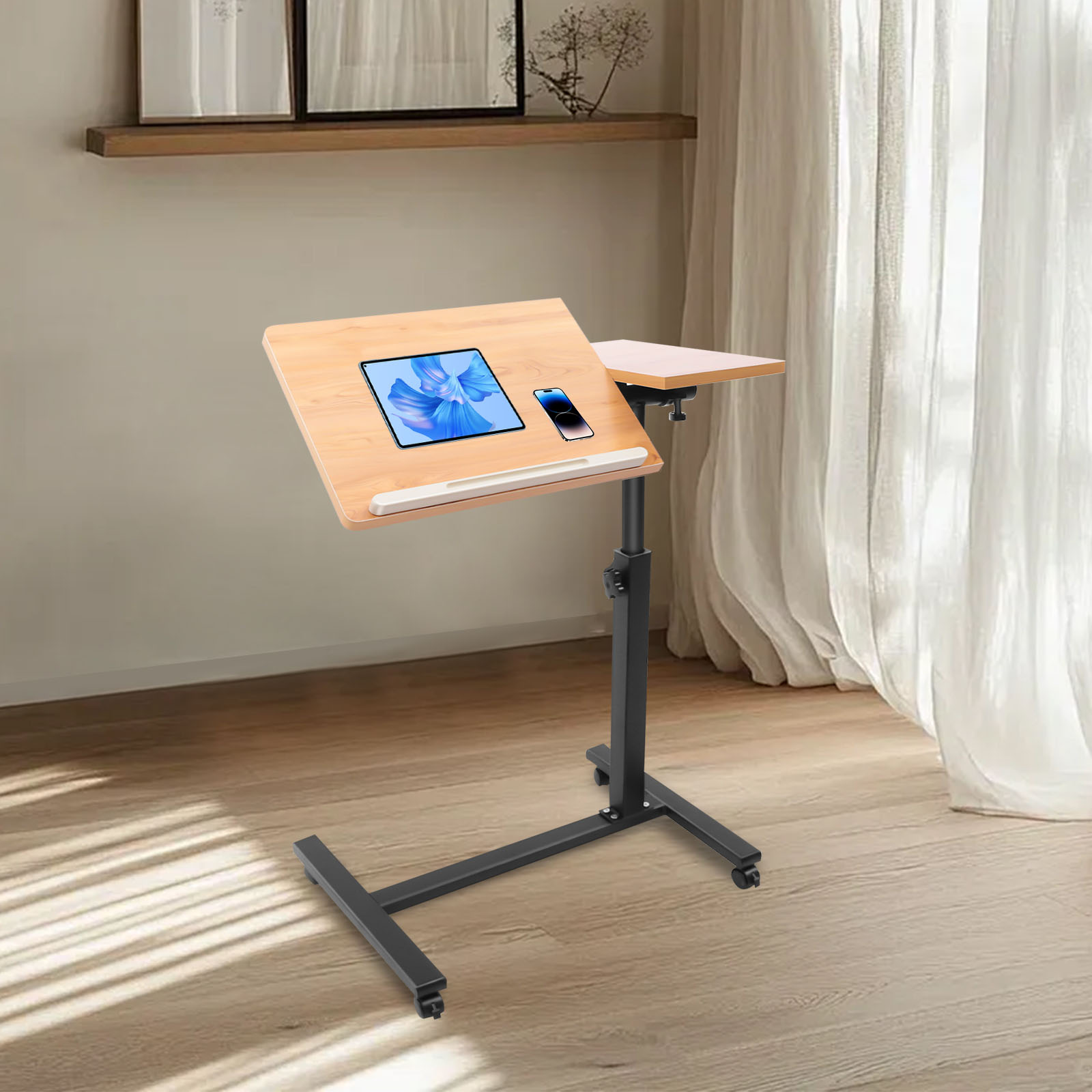Mobile Laptop Table Adjustable - Desk Setup Notebook recension och pris
