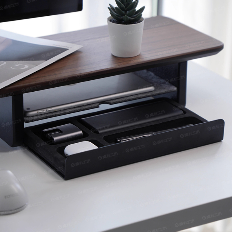 Monitor Stand Riser Storage Dr - Desk Setup Home Office recension och pris