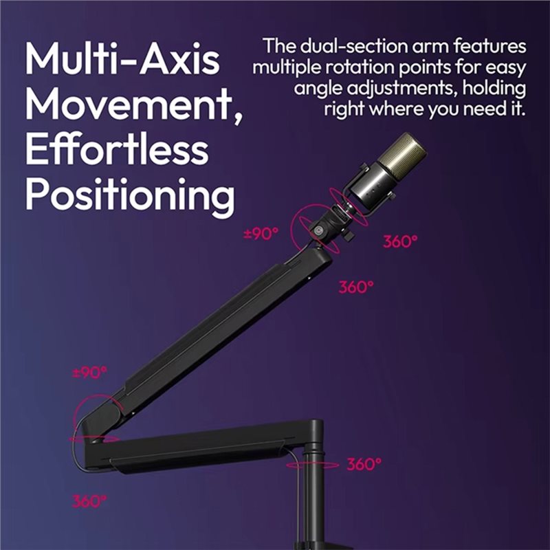 PHILE-ZJ05 Adjustable Micropho - Desk Setup With Mic recension och pris