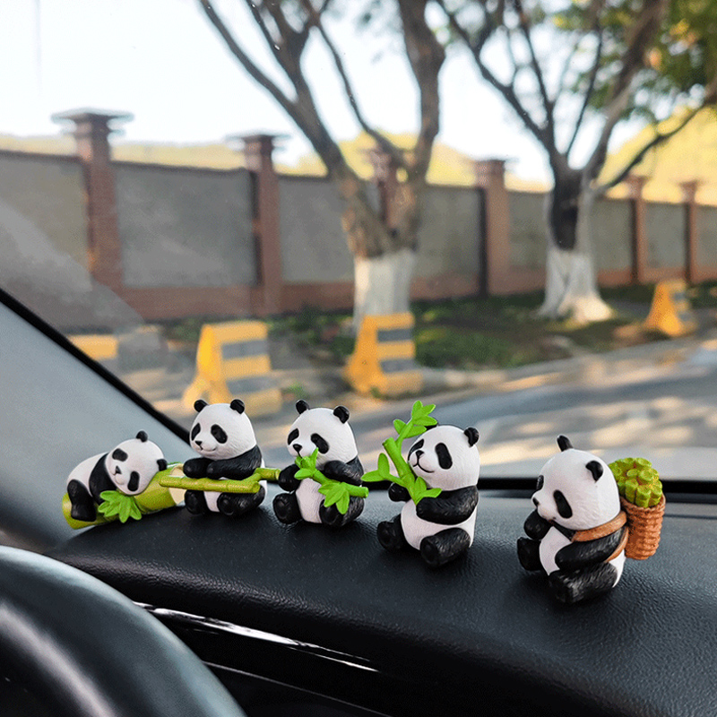 New Cute Panda Design Car Cons - Desk Setup Nature recension och pris