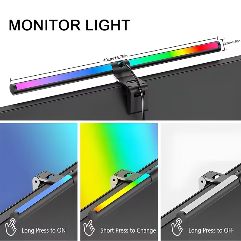 Monitor Light Bar LED Computer - Desk Setup Lamp recension och pris