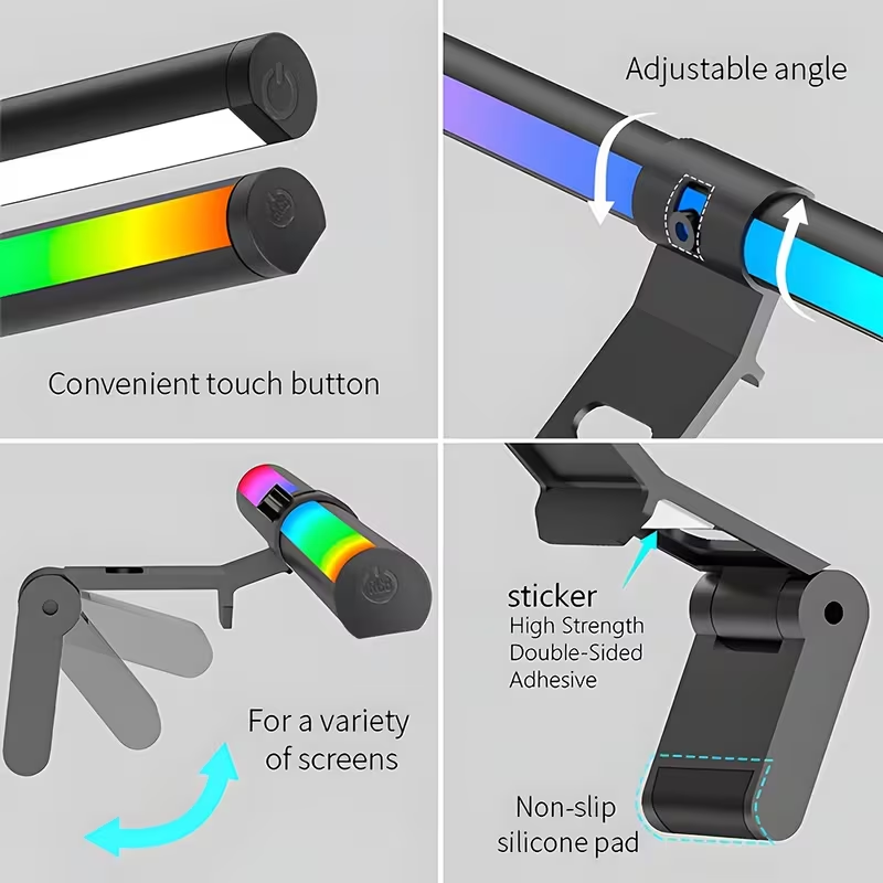 Monitor Light Bar RGB Lightbar - Desk Setup Accessories recension och pris