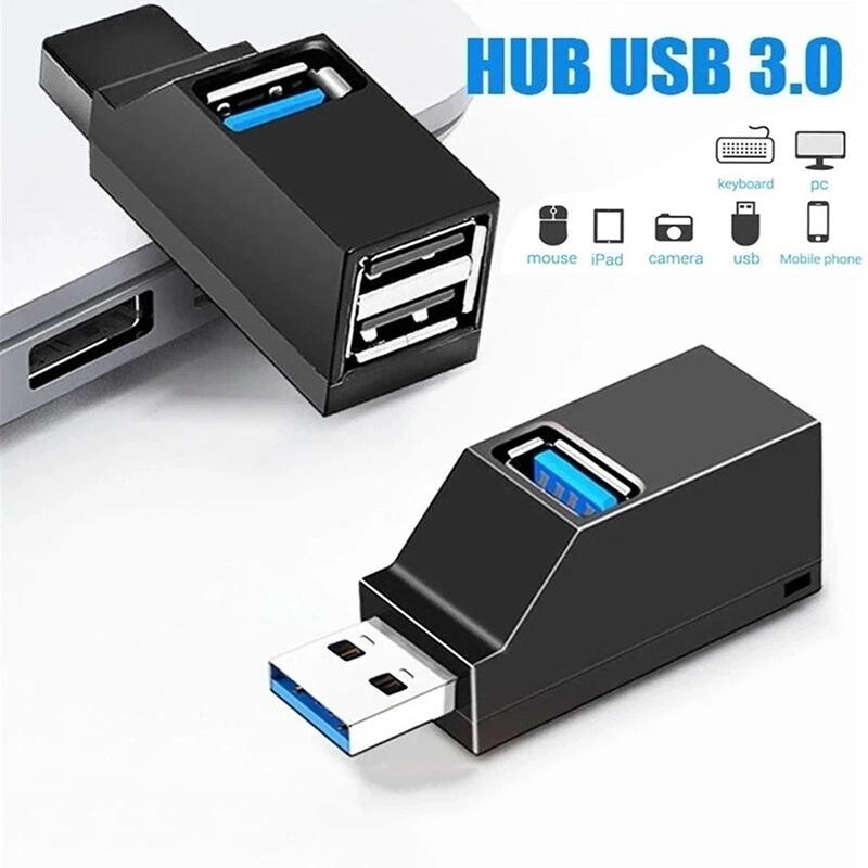 USB HUB Adapter Mini Splitter  - Desk Setup Pegboard recension och pris