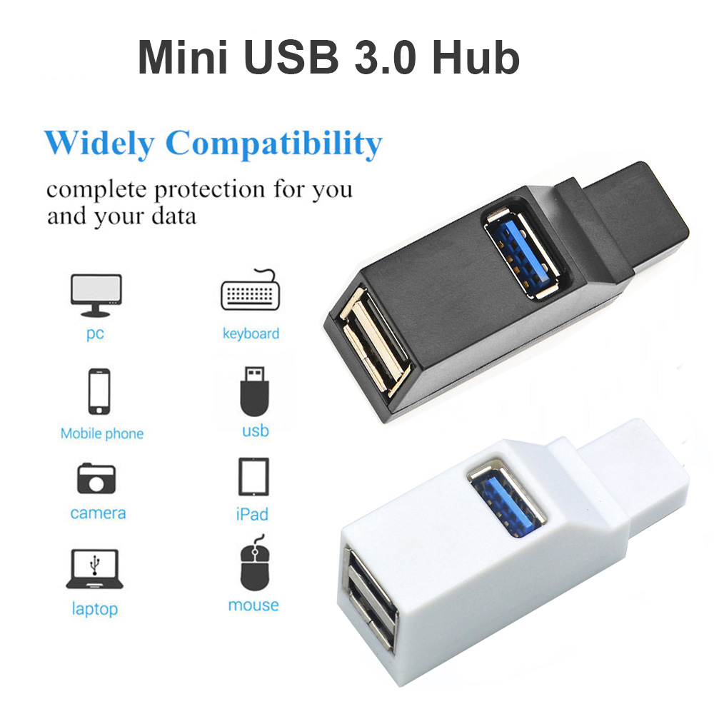 USB HUB Adapter Mini Splitter  - Desk Setup Pegboard recension och pris