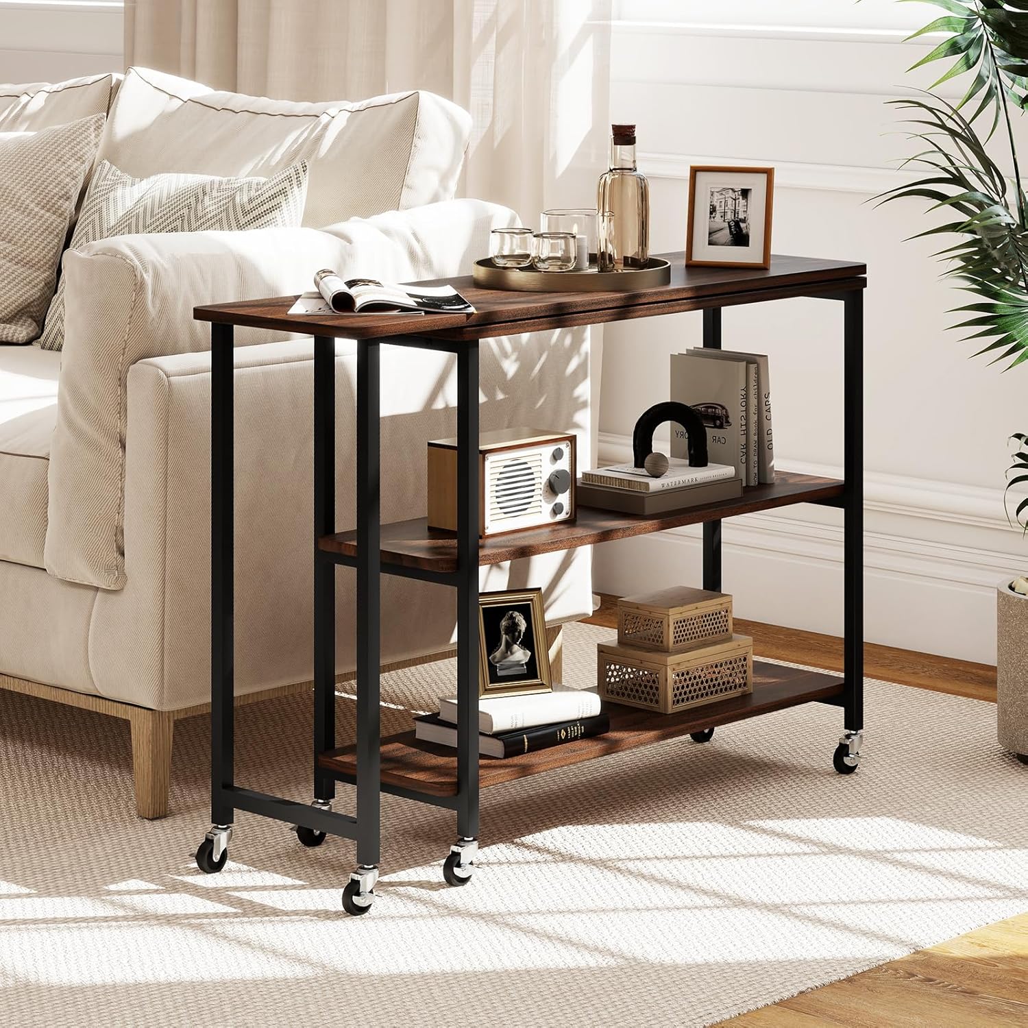 360° Rotating Side Table with  - Desk Setup Notebook recension och pris