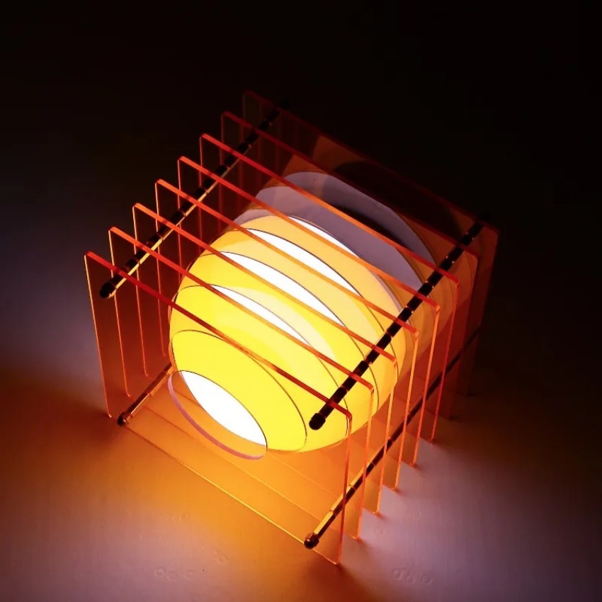 DIY Acrylic Thousand Layer Lam - Desk Setup Lamp recension och pris