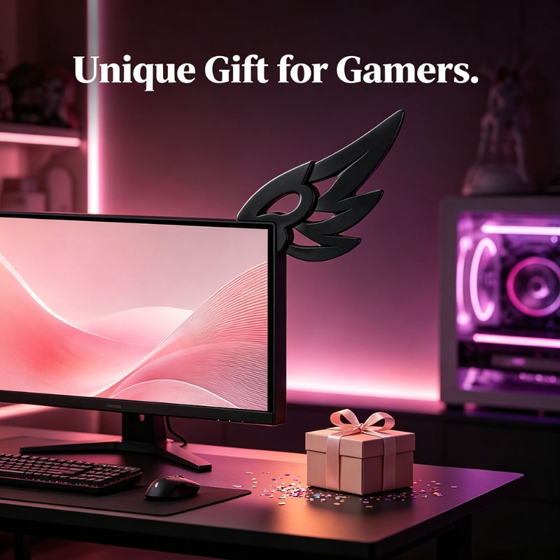 Kawaii 3D Wing Decor for Compu - Desk Setup Pegboard recension och pris