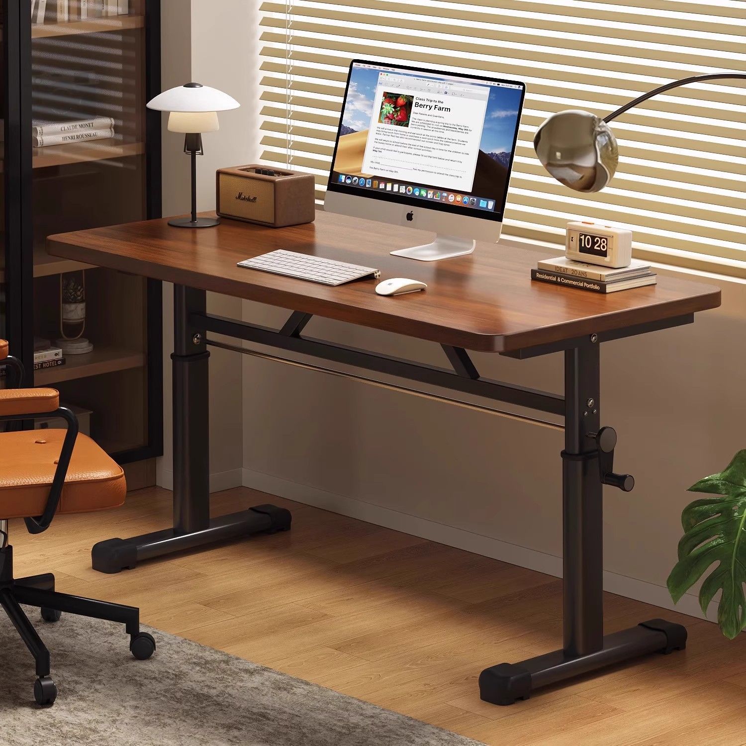 Modern Simple Adjustable Heigh - Desk Setup Notebook recension och pris