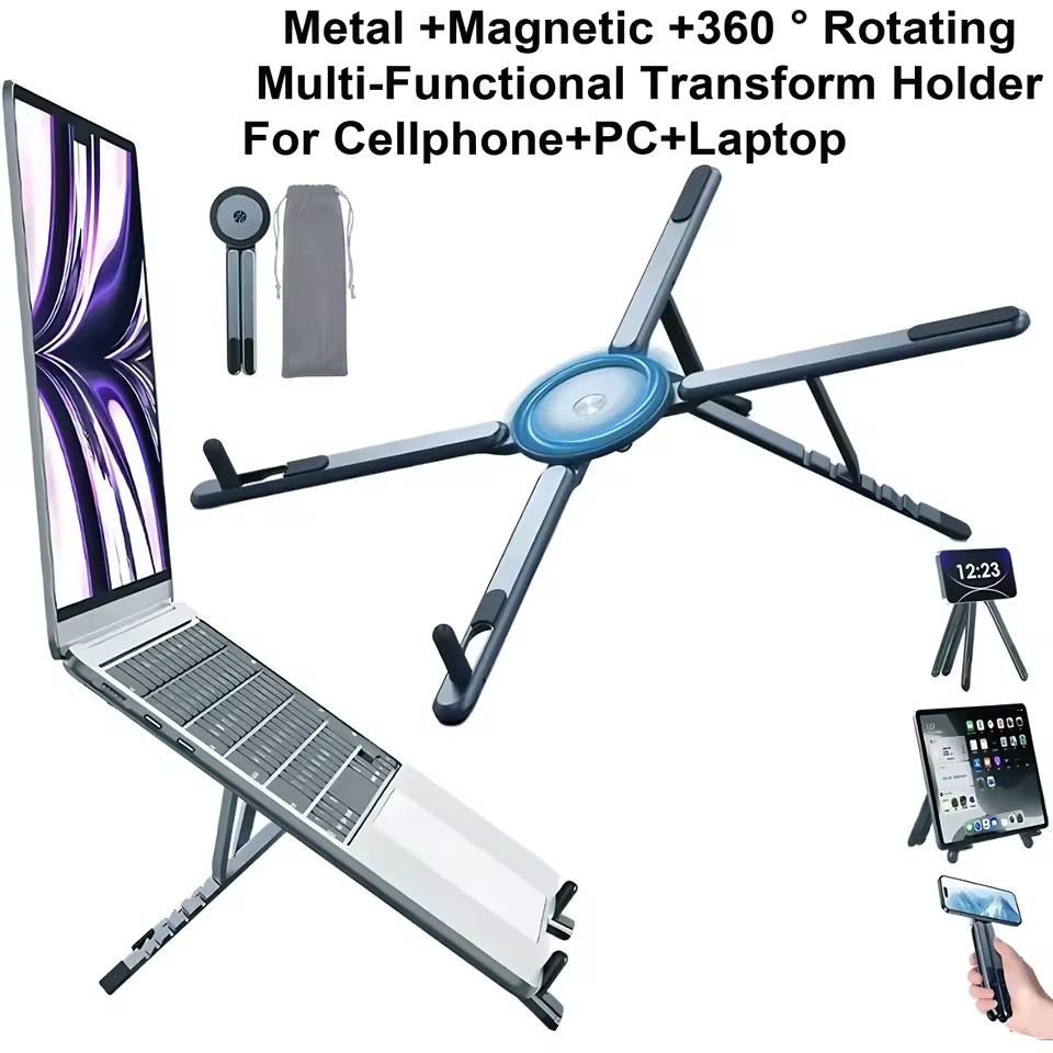 Portable Magnetic Phone Holder - Desk Setup Notebook recension och pris