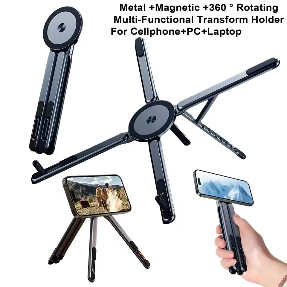 Portable Magnetic Phone Holder - Desk Setup Notebook recension och pris