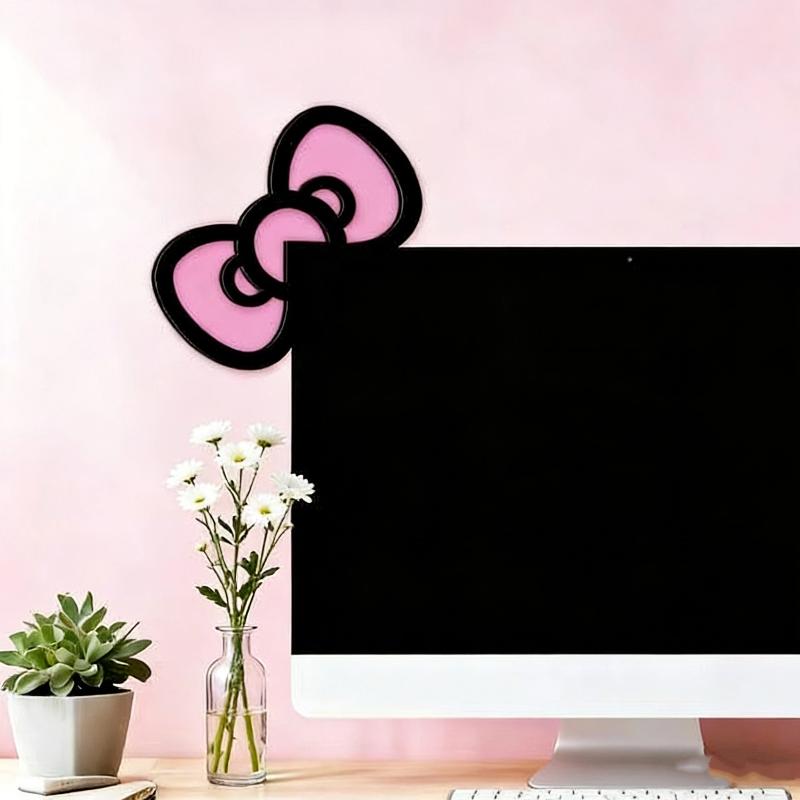 New 1/2Pcs Wooden Bowknot PC A - Desk Setup Pegboard recension och pris