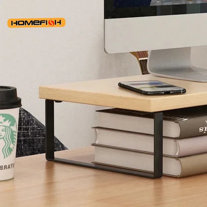 Elevated Desktop Monitor Riser - Desk Setup Home Office recension och pris