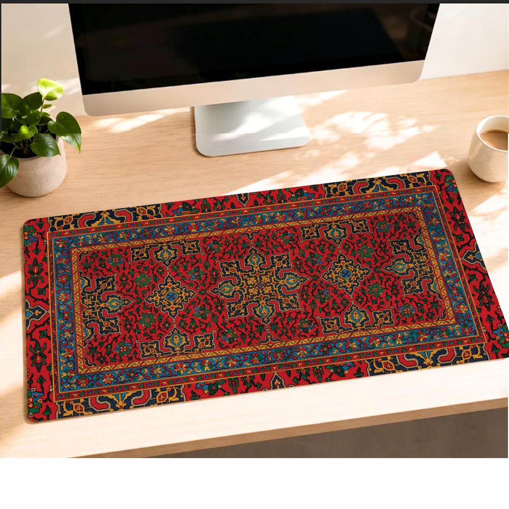 Persian Rug Carpet Red Mousepa - Desk Setup Red recension och pris
