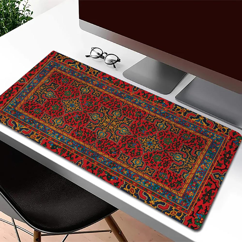 Persian Rug Carpet Red Mousepa - Desk Setup Red recension och pris