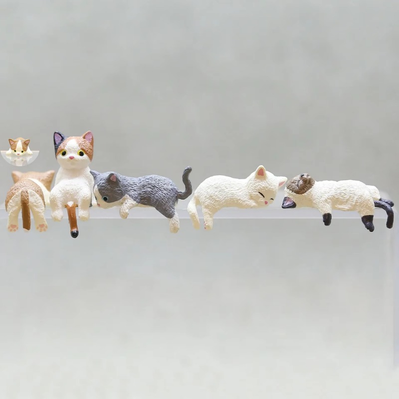 1Pc Cute Cartoon Cat PVC Home  - Desk Setup Nature recension och pris
