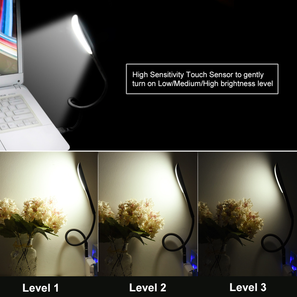 Mini USB Light Portable Laptop - Desk Setup Notebook recension och pris