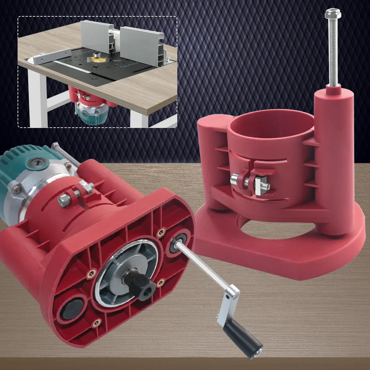 Precision Router Lift -Router  - Desk Setup Pegboard recension och pris