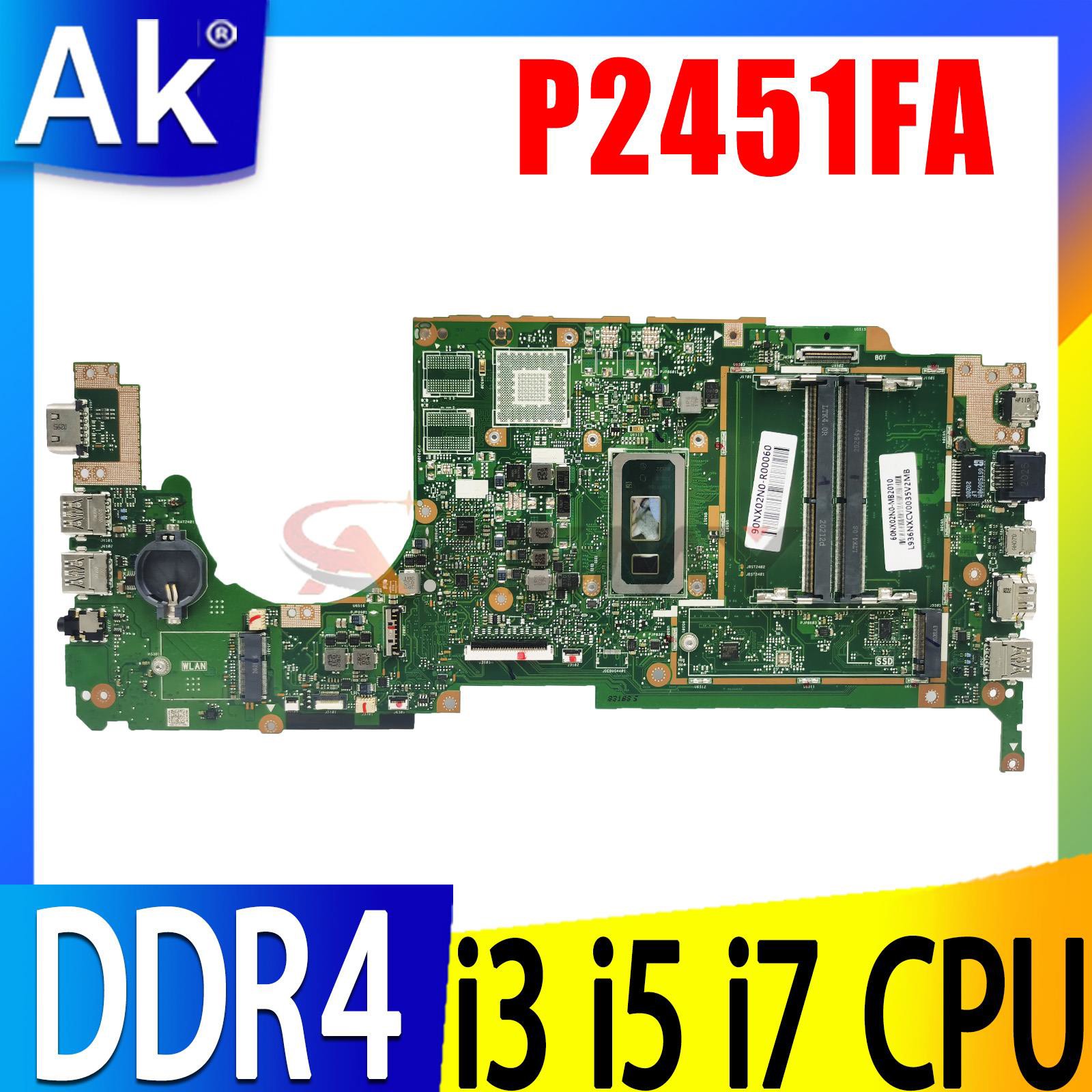 P2451FA Mainboard For ASUS Exp - Intel Cpu Core I7 recension och pris