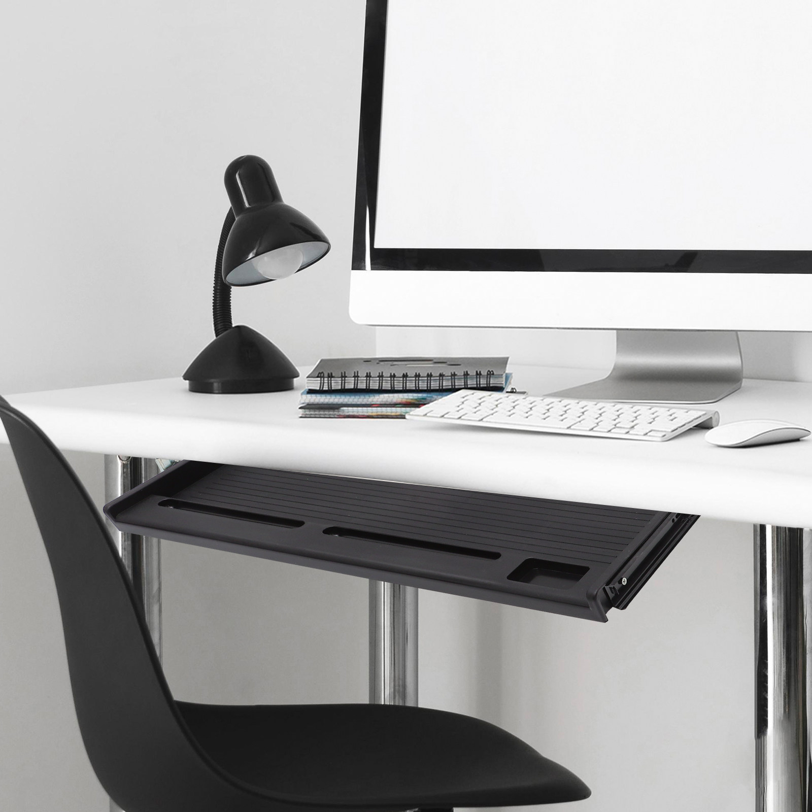 1Set Sliding Keyboard Tray Und - Desk Setup With Keyboard Tray recension och pris