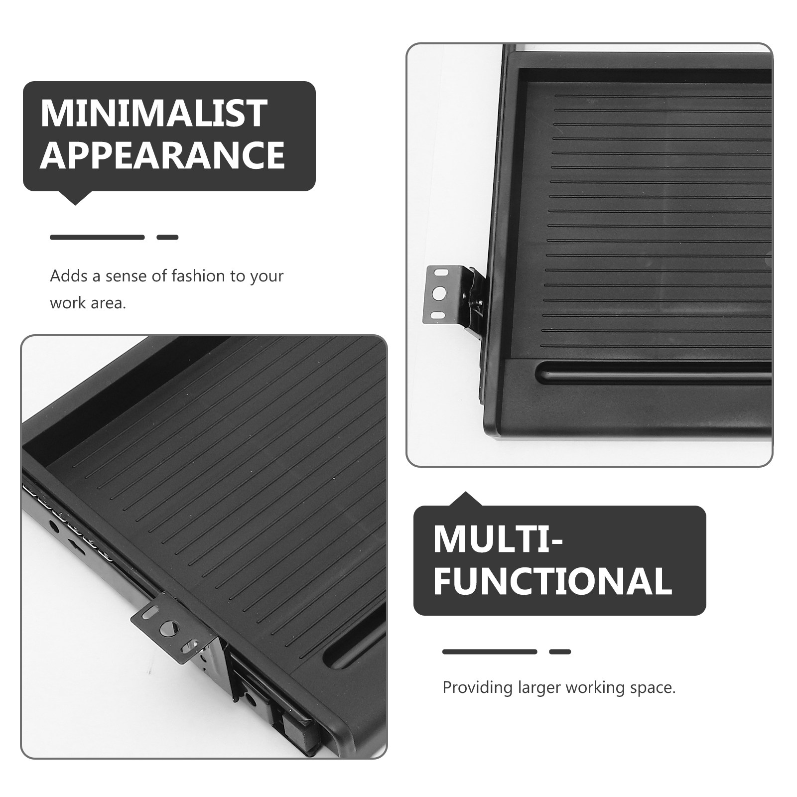 1Set Sliding Keyboard Tray Und - Desk Setup With Keyboard Tray recension och pris