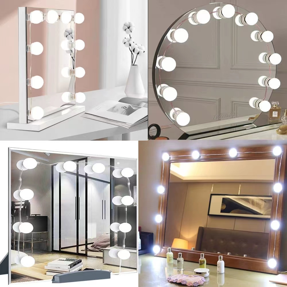 LED Light Paste Mirror Makeup  - Desk Setup Lamp recension och pris