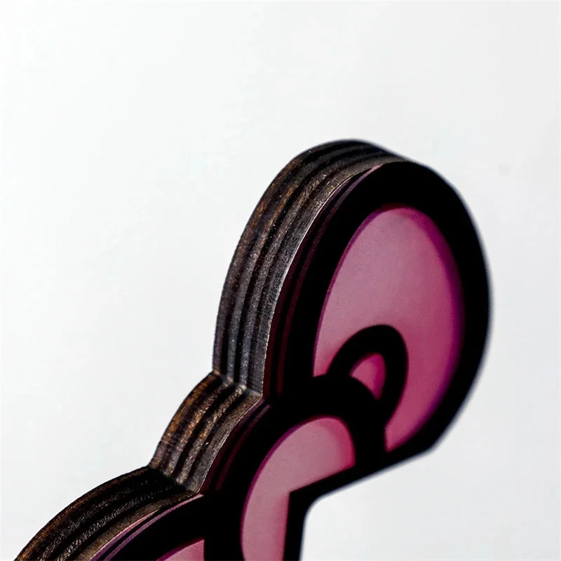 Kawaii Pink Acrylic Bow Monito - Desk Setup Home Office recension och pris