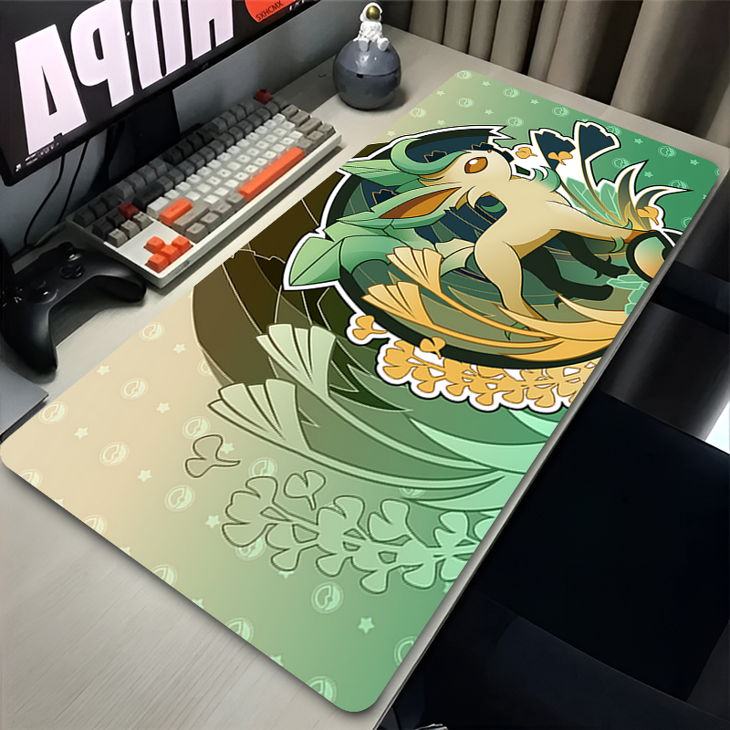 Mouse Pad Gamer P-pokemon Leaf - Desk Setup Accessories recension och pris
