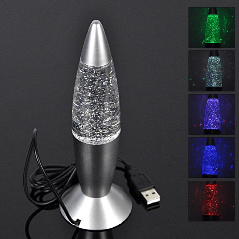 LED Rocket Lamp USB Color Chan - Gaming Setup Desk recension och pris
