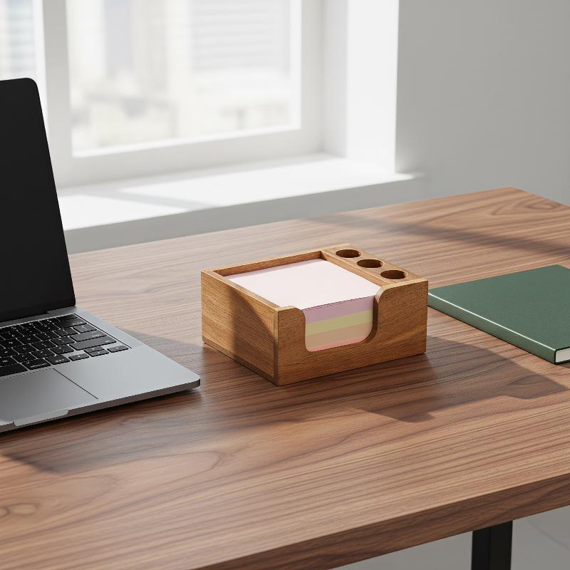 Minimalist Wooden Desk Organiz - Desk Setup Home Office recension och pris