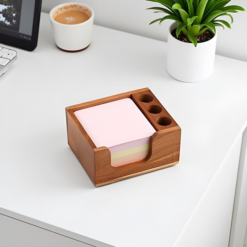 Minimalist Wooden Desk Organiz - Desk Setup Home Office recension och pris