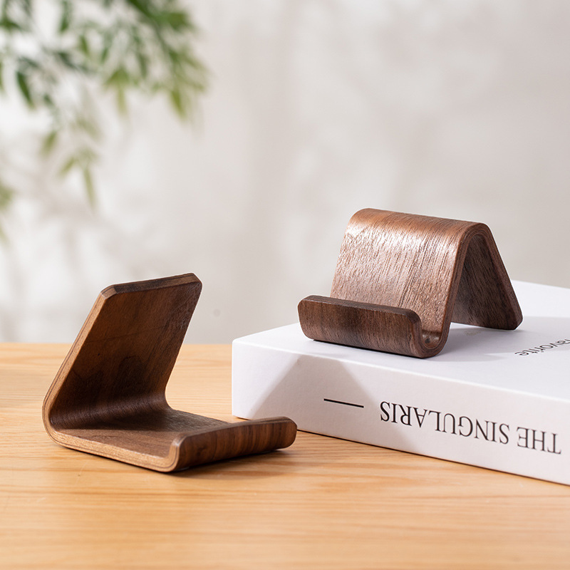 2-in-1 Black Walnut Solid Wood - Desk Setup Home Office recension och pris