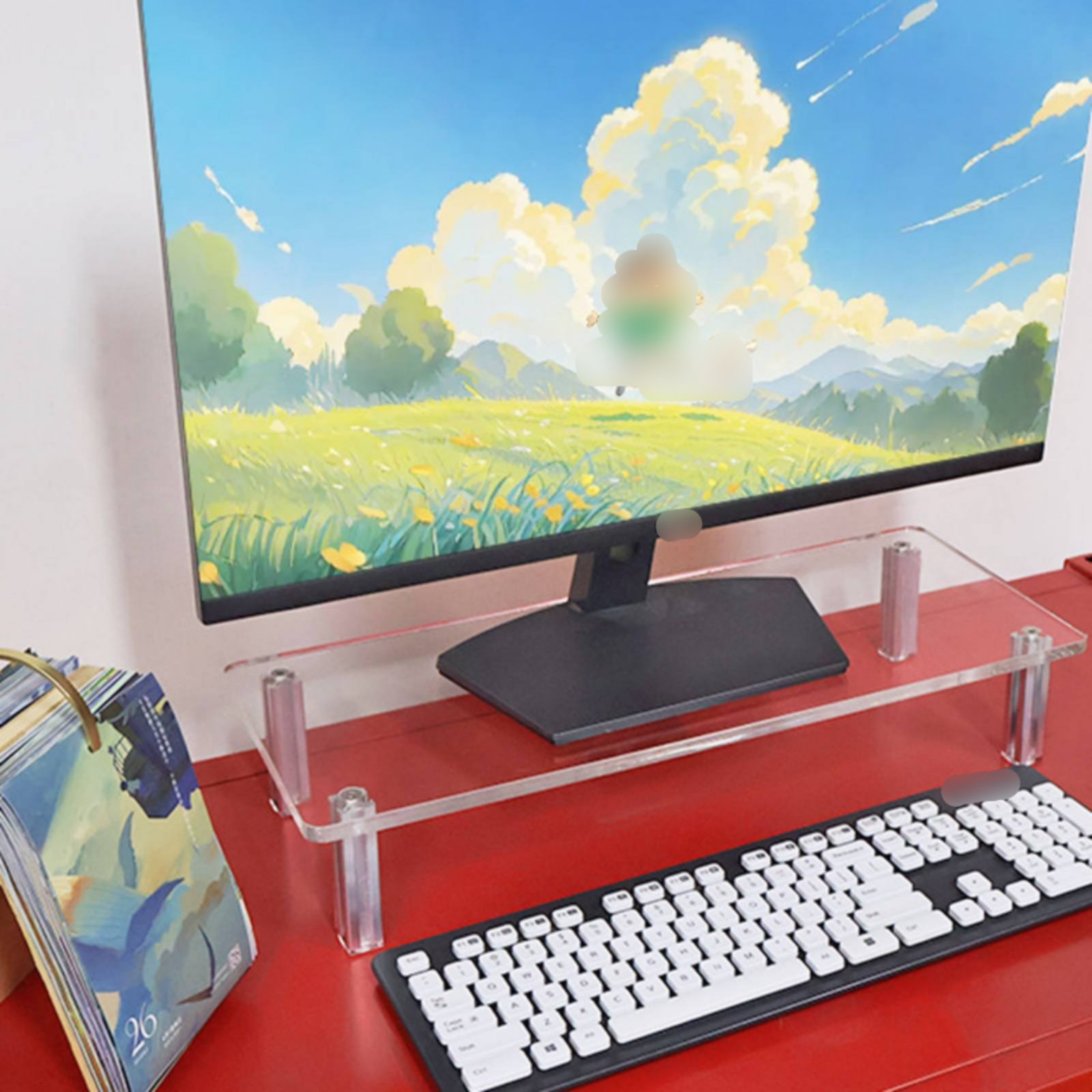 Acrylic Monitor Stand Easy to  - Desk Setup Accessories recension och pris