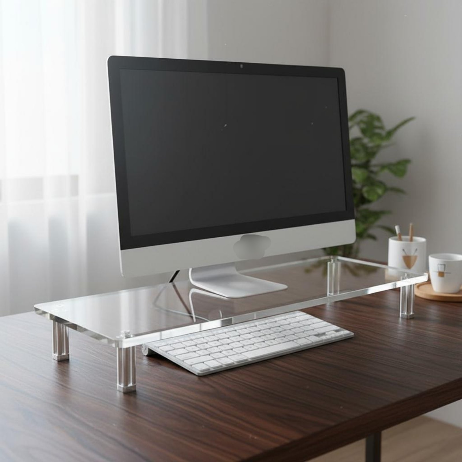 Acrylic Monitor Stand Easy to  - Desk Setup Accessories recension och pris