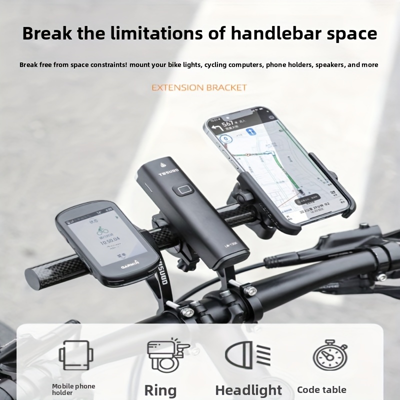 TOSUOD Bicycle Handlebar Exten - Desk Setup Nature recension och pris