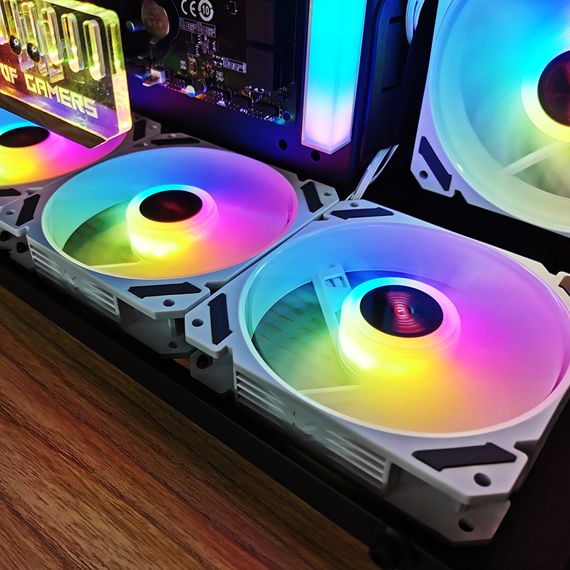 ARGB 120mm Case Fan 5V 3PIN Mo - Desk Setup Lamp recension och pris
