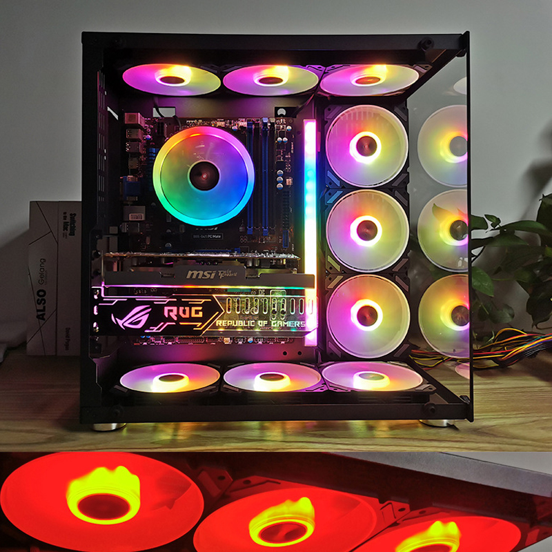 ARGB 120mm Case Fan 5V 3PIN Mo - Desk Setup Lamp recension och pris