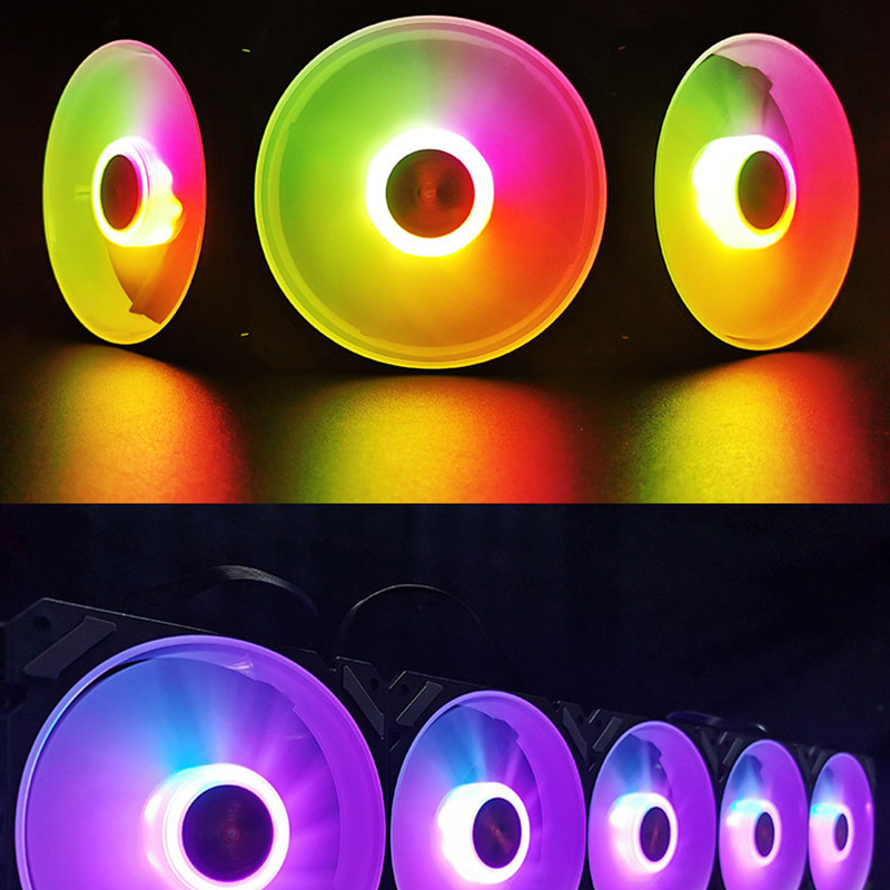 ARGB 120mm Case Fan 5V 3PIN Mo - Desk Setup Lamp recension och pris