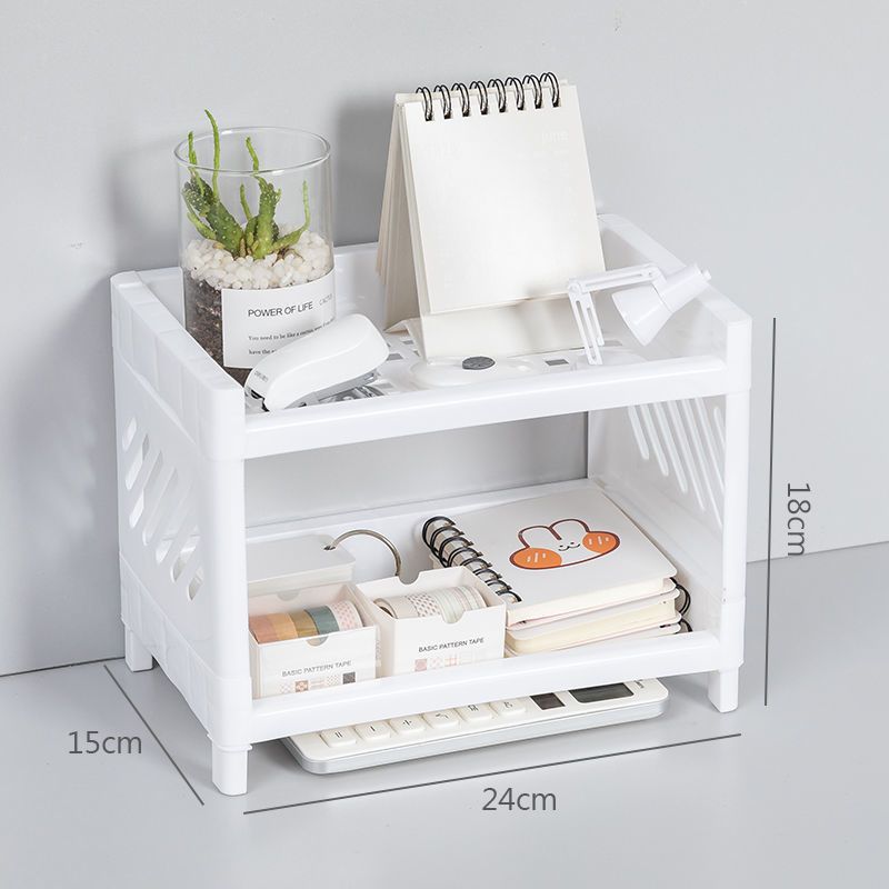Desktop Storage Rack Multi-Lay - Desk Setup Home Office recension och pris