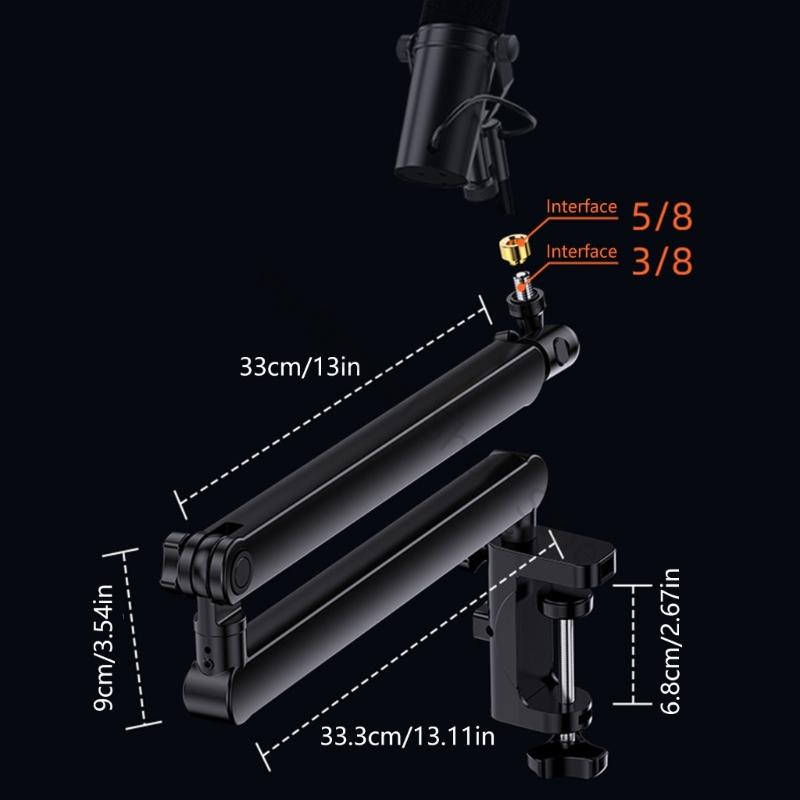 96BA Sturdy Mic Suspension Boo - Desk Setup With Mic recension och pris