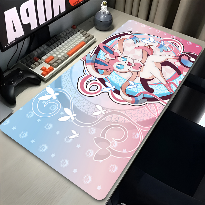 Large Pink Cute Mousepad XXL G - Desk Setup Accessories recension och pris