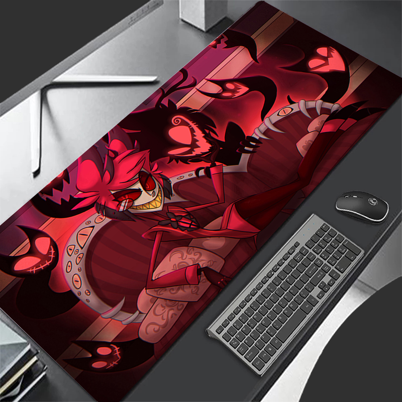 Red Anime Extended Desk Mat La - Desk Setup Red recension och pris