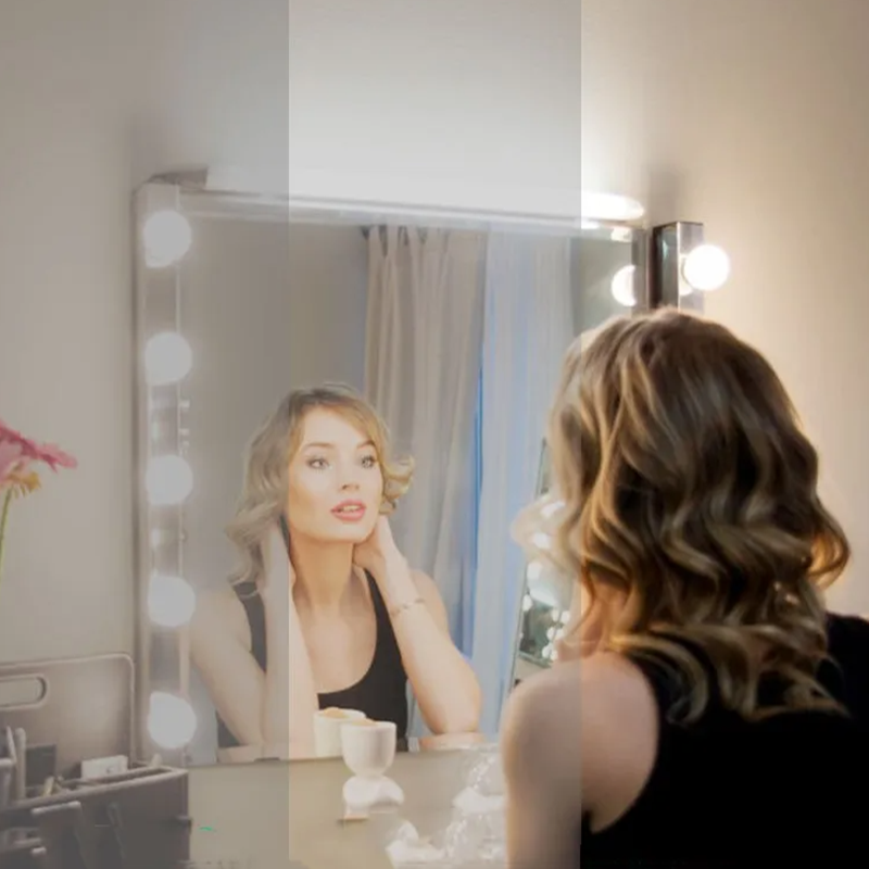 LED Mirror Makeup Mirror w/Lig - Desk Setup Lamp recension och pris