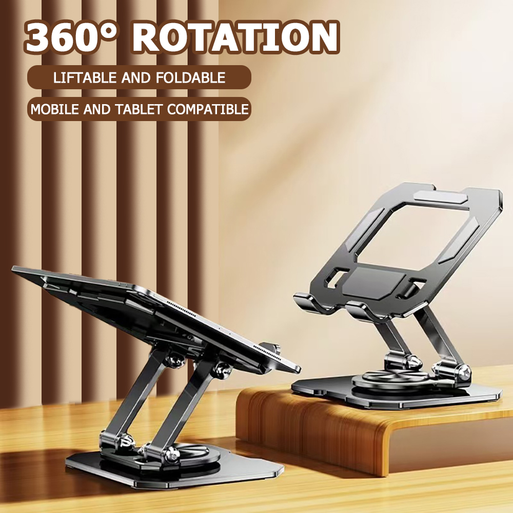 360 Rotating Tablet Phone Stan - Desk Setup Home Office recension och pris