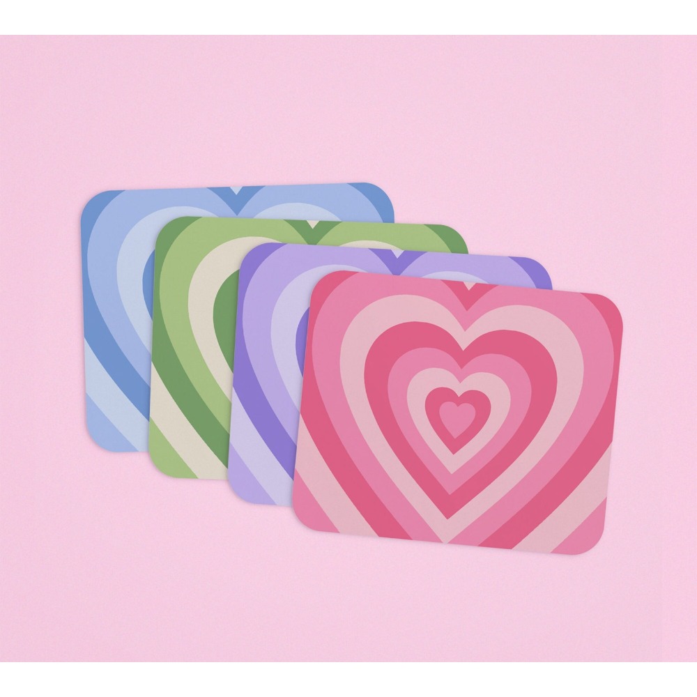 Retro Heart Mouse Pad | aesthe - Y2K Desk Setup recension och pris