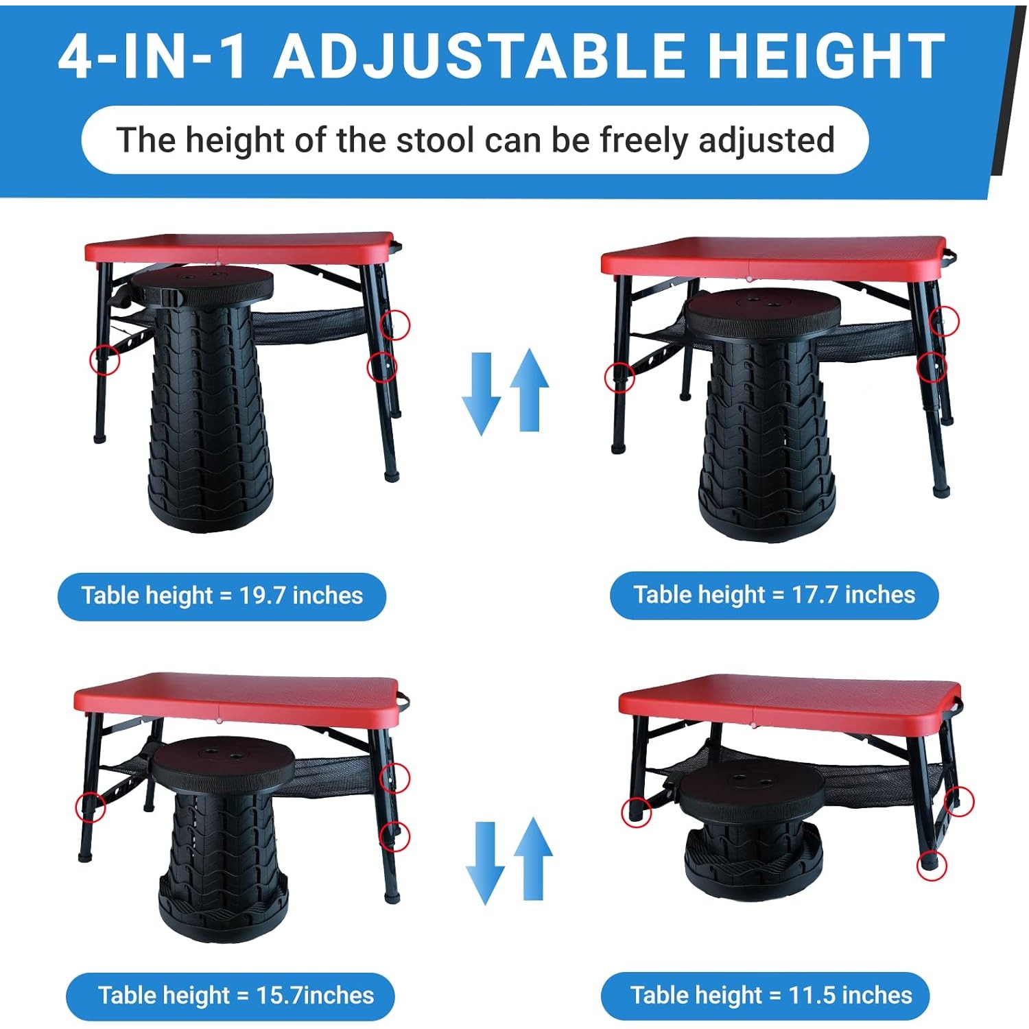 Retractable Folding Table & St - Desk Setup Notebook recension och pris